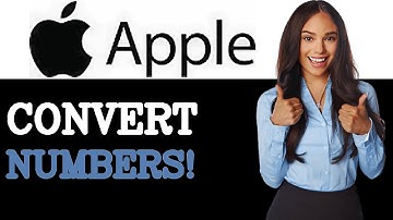 How To Convert Apple Numbers Spreadsheet To Excel (2025)