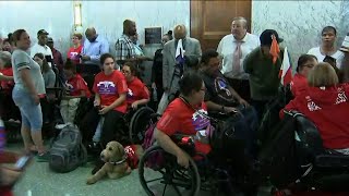 Hundreds Protest GOP Health Bill Outside Hearing