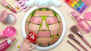 (Makeup ASMR) Satisfying Serum Dropper &amp; Face Cream on Watermelon 🍉💧