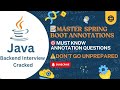 Spring Boot Annotations Interview Questions &amp; Answers ✨ | Crack Java Interviews [2025 Edition] 🚀
