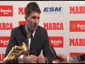Messi Bota de Oro 2012 - Entrevista - Diario Marca
