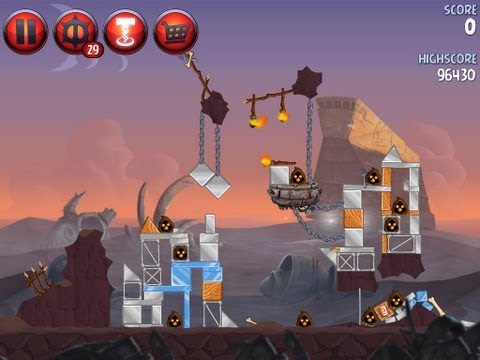 Angry Birds Star Wars 2 Level P2-16 Escape to Tatooine 3 star Walkthrough