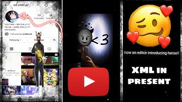 how an editor introducing herself Preset ||Mr_Chilli_ YT💕||xml link in description👇📈