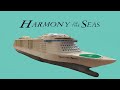 Круизный лайнер Гармония Морей из пластилина. Harmony of the Seas. Огромный корабль. Двойной удар=)