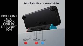 SIWIQU TV Dock Station For Switch 2,With 4K@120Hz HDMI Adapter/Type C Port/USB Port Portable Switch
