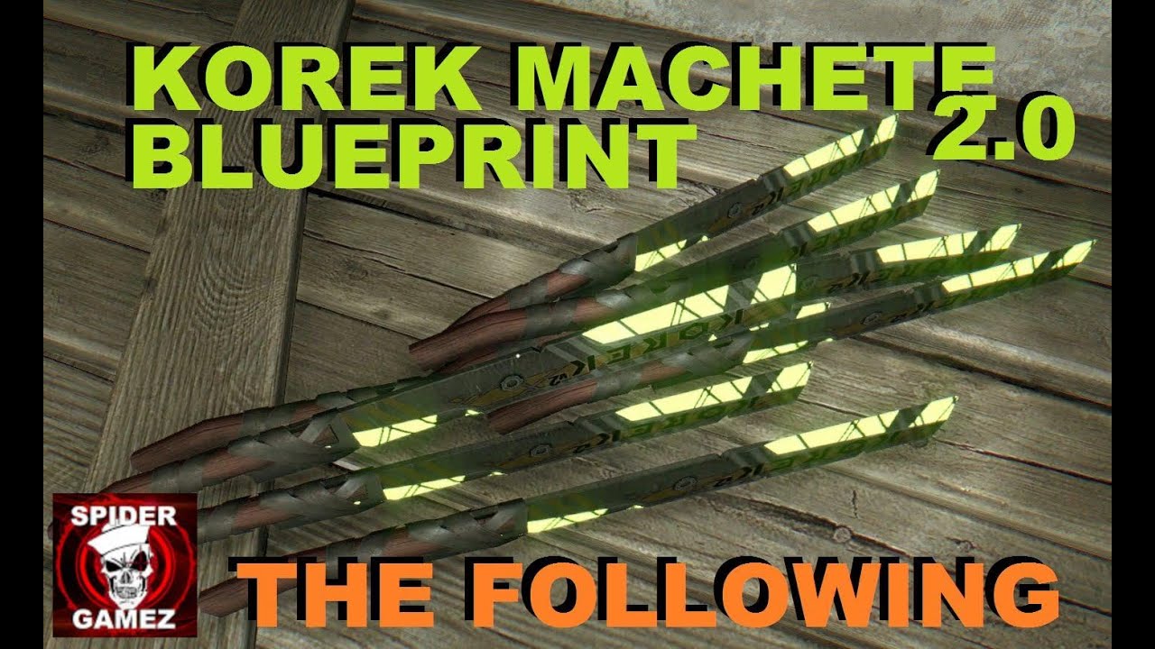 Dying Light Korek Machete V2 Blueprint Location After The Following - How T...