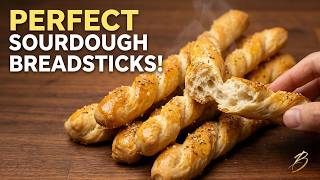 Restaurant Quality Breadsticks at Home | Sourdough