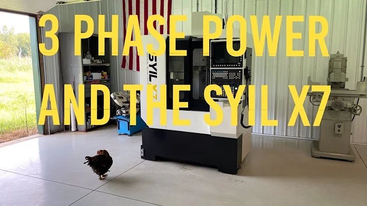 How to get 3 Phase power for the Syil X7 and other CNC machines.
