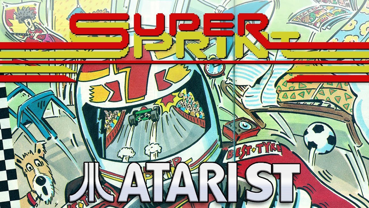 Super Sprint - Quick Look - Atari ST - YouTube