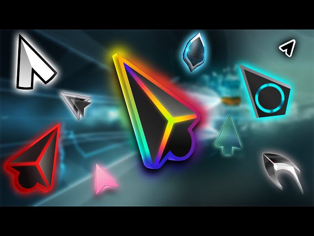 Neon RGB Animated Computer Cursor Pack, Perfect for Gamers