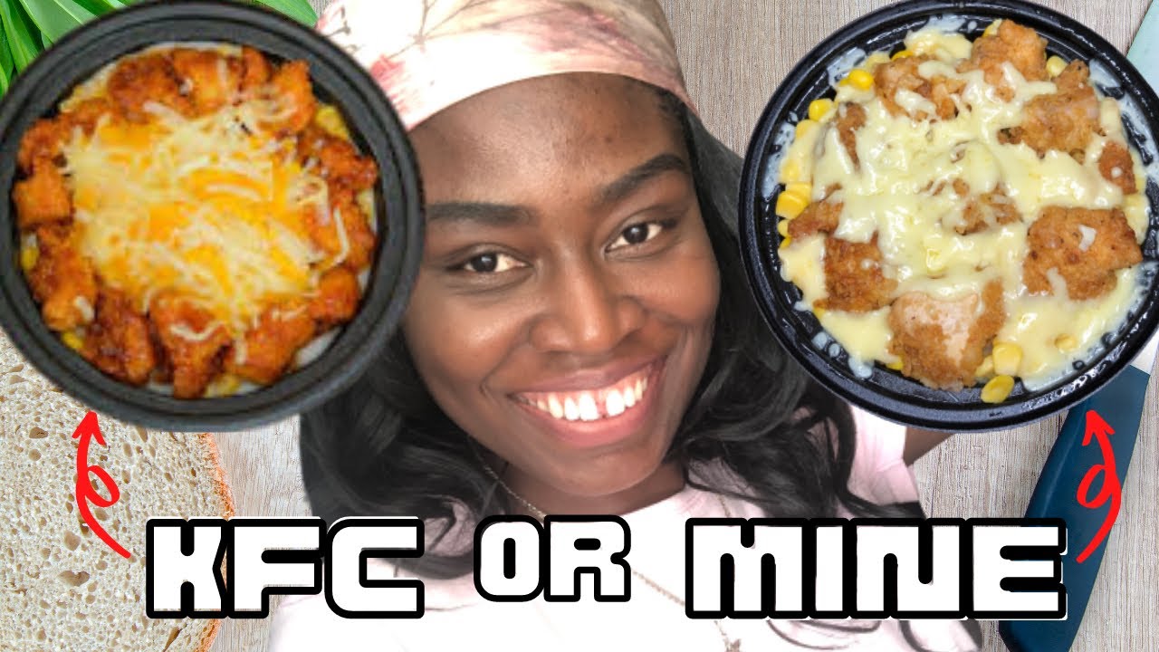 How to make the BEST KFC Famous Bowl Chicken Mashed Potato Bowl YouTube