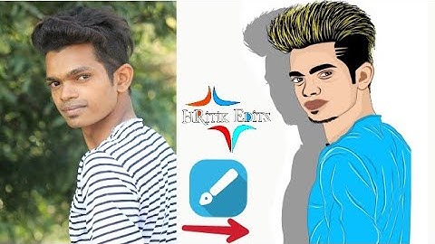 New cartoon image editing in mobile||vector art ||infinite design edit
