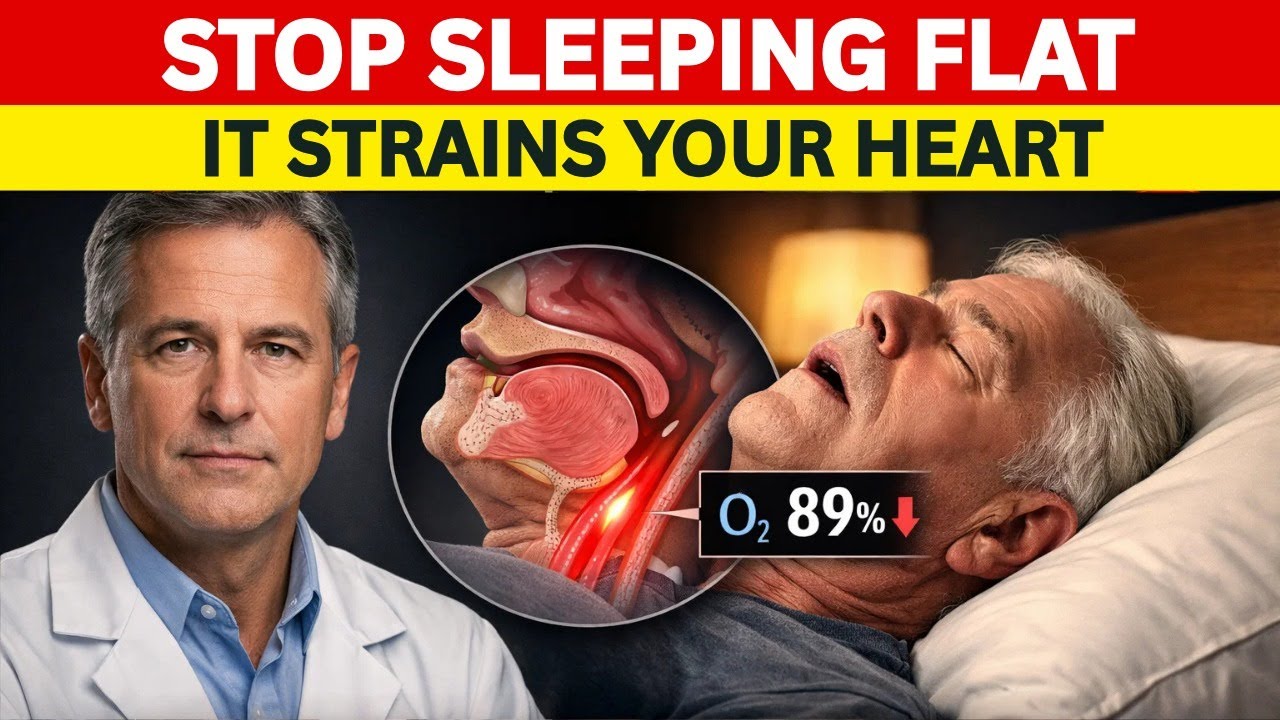 Over 60? Sleeping Flat at Night Could Be Straining Your Heart