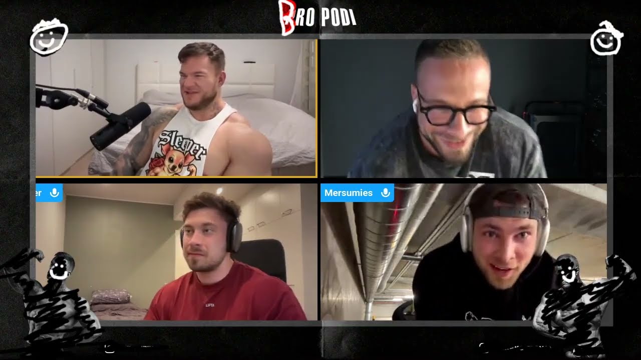 BRO PODI #28 - IFBB PRO OFF-SEASON KUURI-Ayrton Kalek, Elmer Stucki, Niclas Pitkänen & Nuutti Kurola