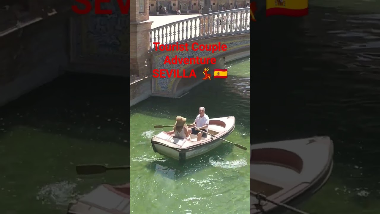 Tourist summer boating series 79 | enjoying the summer in Sevilla 