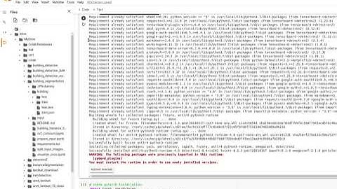 Building segmentation using Detectron2