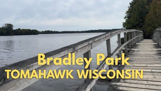 Hiking and Mountain Biking at Bradley Park in Tomahawk Wisconsin! THE BEST PARK AROUND! #hiking