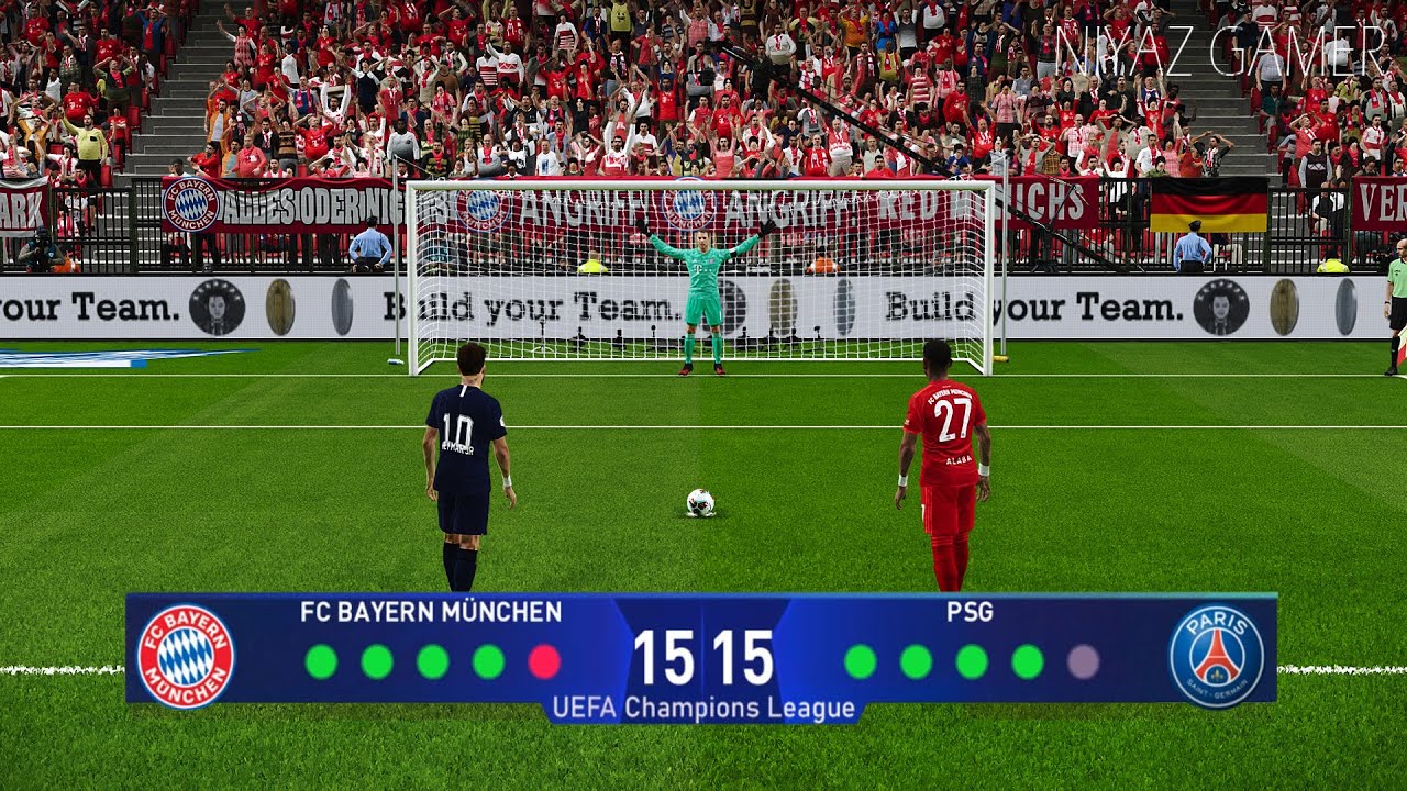 PES 2020  Bayern Munich vs Paris Saint Germain (PSG)  Penalty