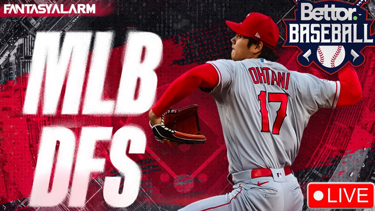 Fantasy Alarm MLB DFS Playbook Live May 9 | DraftKings Breakdown | MLB ...