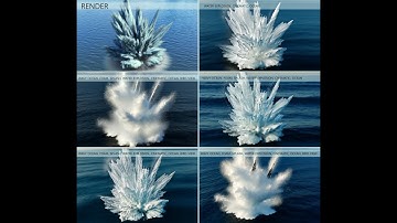 🔹 AI Test: Underwater Explosion Simulation in Houdini