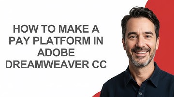 How to Make a Pay Platform In Adobe Dreamweaver Cc - KevinHowTo