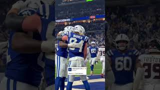 TYLER TUDDDDYYY #tylerwarren #nfl #indianapoliscolts #touchdown