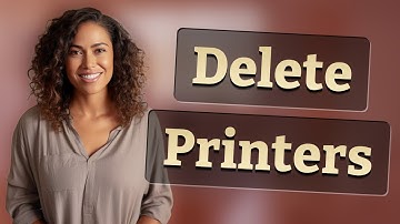 Why Can’t I Delete Old Printers on My Mac?