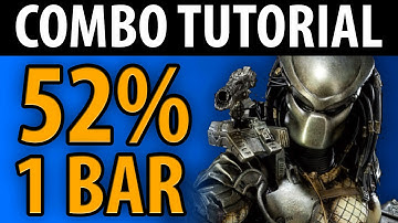 Mortal Kombat X - Predator: 52% Combo Tutorial - Hunter! [HD 60fps]