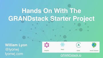 Hands On With The GRANDstack Starter Project
