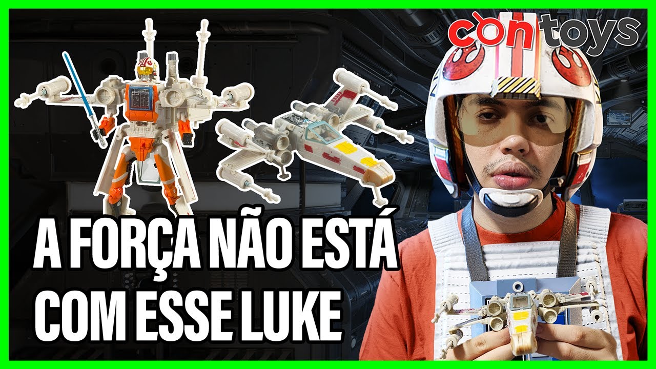 Os TRANSFORMERS de STAR WARS...podiam ser melhores - Luke X-WING Fighter | CONTOYS - EP.28