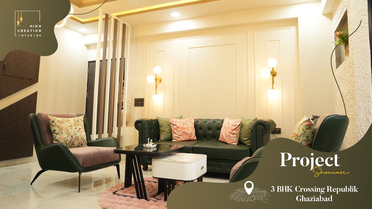 Shalini Malhotra’s Luxurious 3 BHK Home at Crossing Republik, Ghaziabad | High Creation Interior