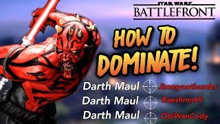 How To DOMINATE With DARTH MAUL in Star Wars Battlefront 2! - SWBF 2 Heroes Guide