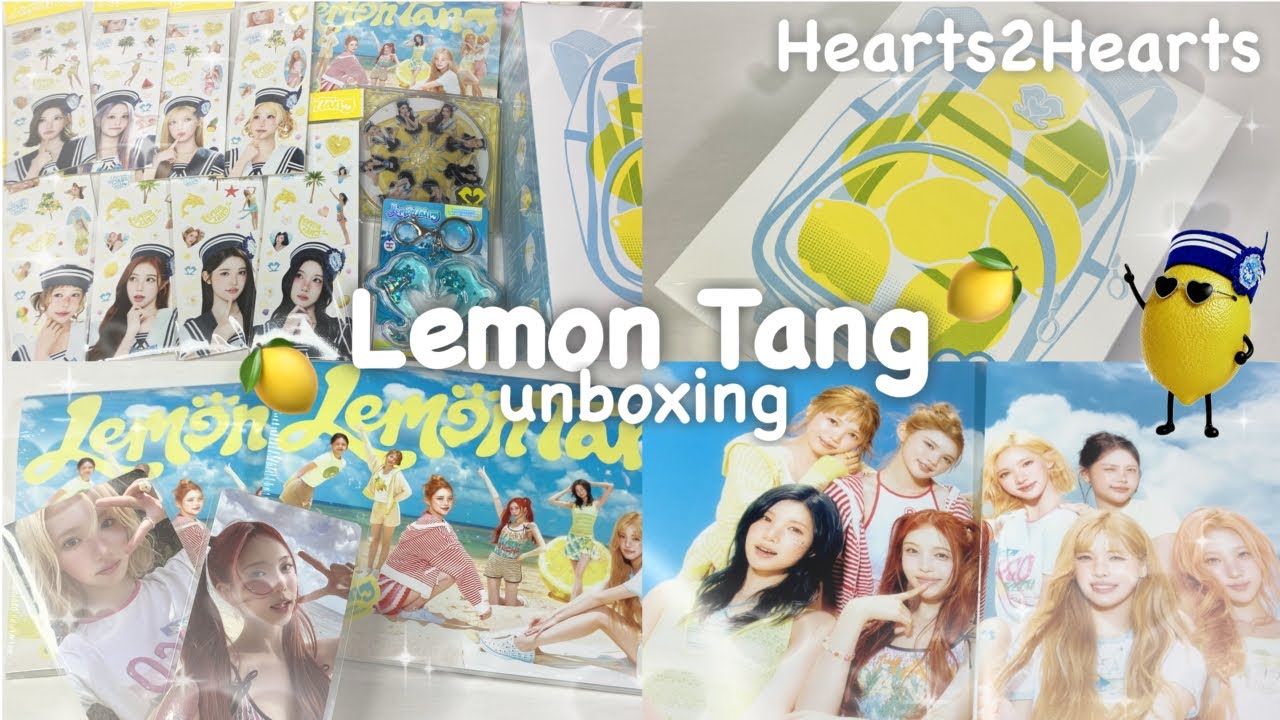 H2H Unboxing] Lemon Tang unboxing🍋 Full summer vibes🌻 Best album