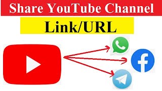 How To Share Youtube Channel Link/URL To Whatsapp or Facebook | Youtube Channel Link/URL Share Kare