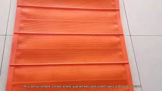 vibrator linear vibrating Rubber plate  ,affordable vibrating PU trommel Deck Dewatering