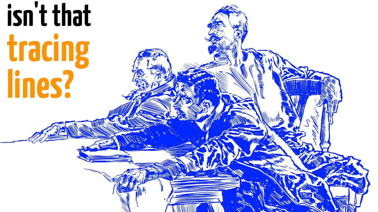 Is Inking Just Tracing Lines?