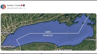 Google Maps labels Lake Ontario as Lake America for US users