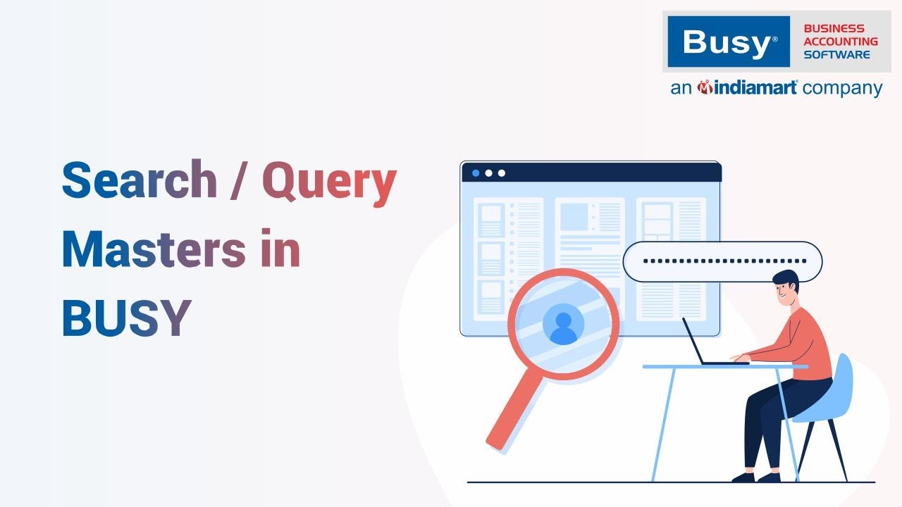 Search/Query Masters in BUSY (Hindi)| बिज़ी में मास्टर सर्च करें ...