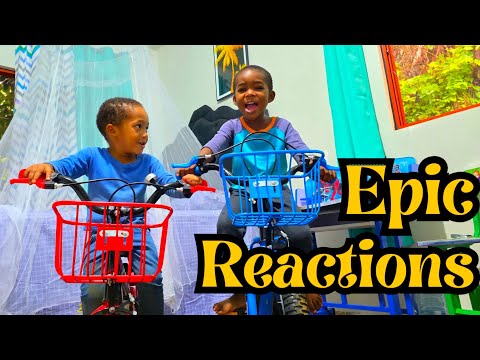 Epic Reaction From Nathan And Daniel Receiving New Bikes (MUST WATCH)