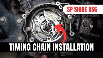 SP SHINE 125 BS6 | SP Shine BS6 Timing Chain Fitting, SP Shine Valve Timing