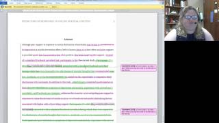 PSYC 250 (SU2017) Final Project - Instructional Video