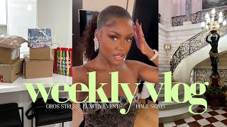 WEEKLY VLOG :  GROS STRESS, HAUL SKIMS, LUXURY EVENTS, SOIRÉE JEUX | WEEKLY VLOG