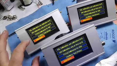 Antenna Analyzer EU1KY hardware test.