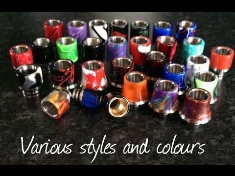 vince s acrylic drip tips reviews youtube