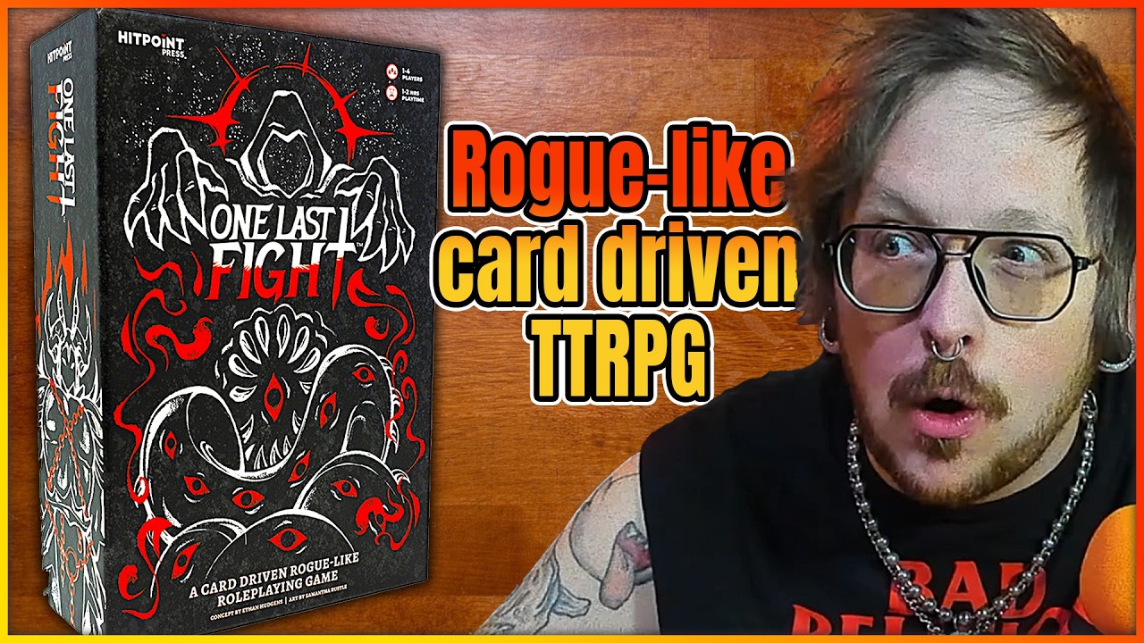 One Last Fight | Rogue-Like Card Drive RPG | Solo Actual-Play & Overview