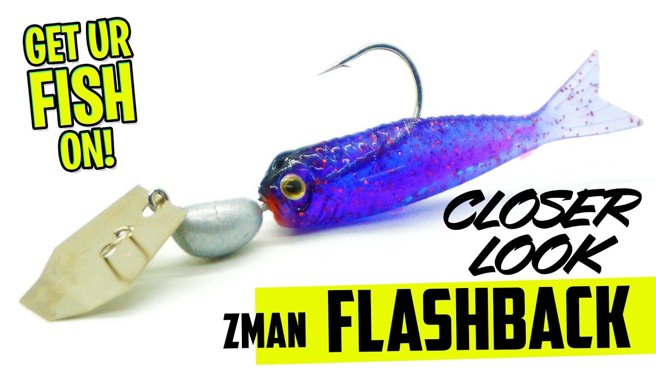 Zman Flashback Chatterbait Small Vibrating Jig - Bass Fishing