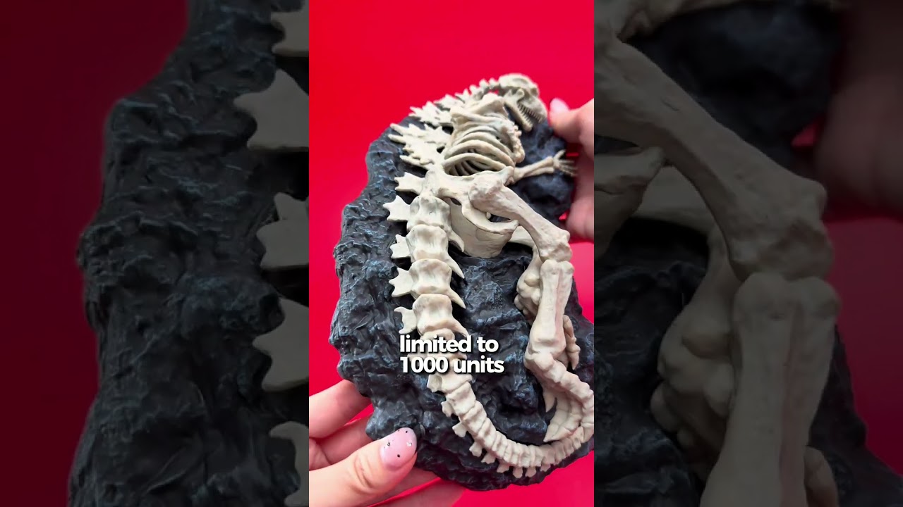 The bones settled, but the bubbles never stopped. π«§ Shop the aquarium bubbler on godzilla.com