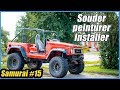 Restoration Suzuki samurai, souder, peinturer et installer la roll cage.