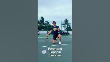 Forehand Topspin Exercise