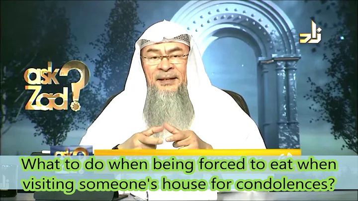 What to do when asked to eat when we go for giving condolences to the deceased family Assim al hakee